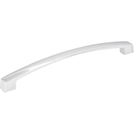 Jeffrey Alexander 192 mm Center-to-Center Polished Chrome Merrick Cabinet Pull 549-192PC